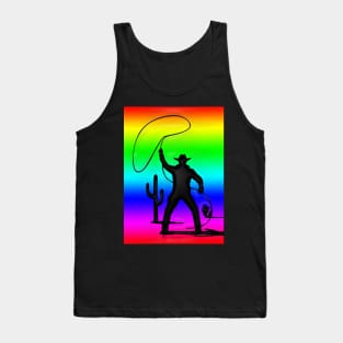 Western Era - Cowboy and Lasso 2 Tank Top